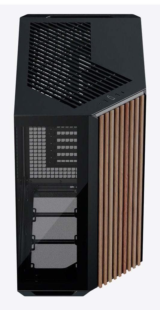 EAN 4711099479559 - APNX V1-W-BK-v1 Midi Tower Negro, Madera imagen 3