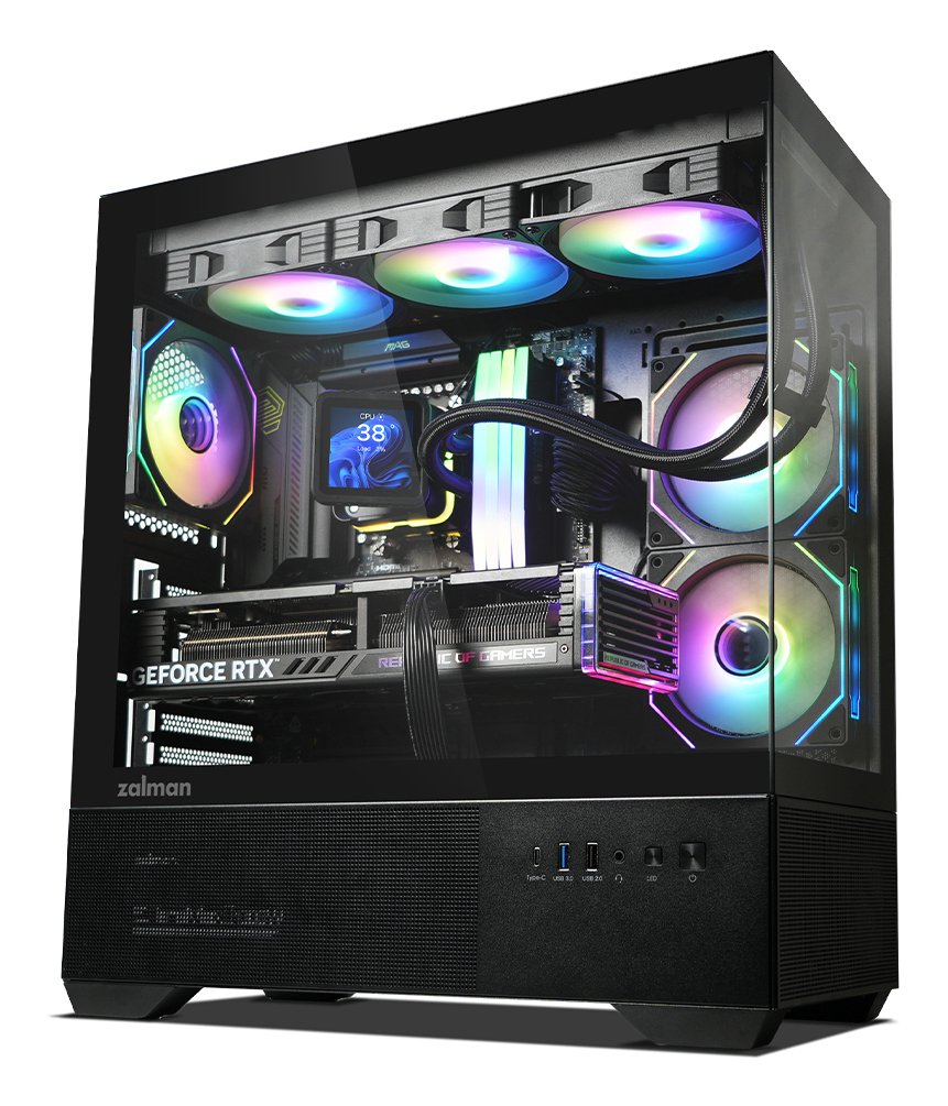 EAN 8800263650484 - Zalman CHRONIX BLACK Midi Tower Negro imagen 5