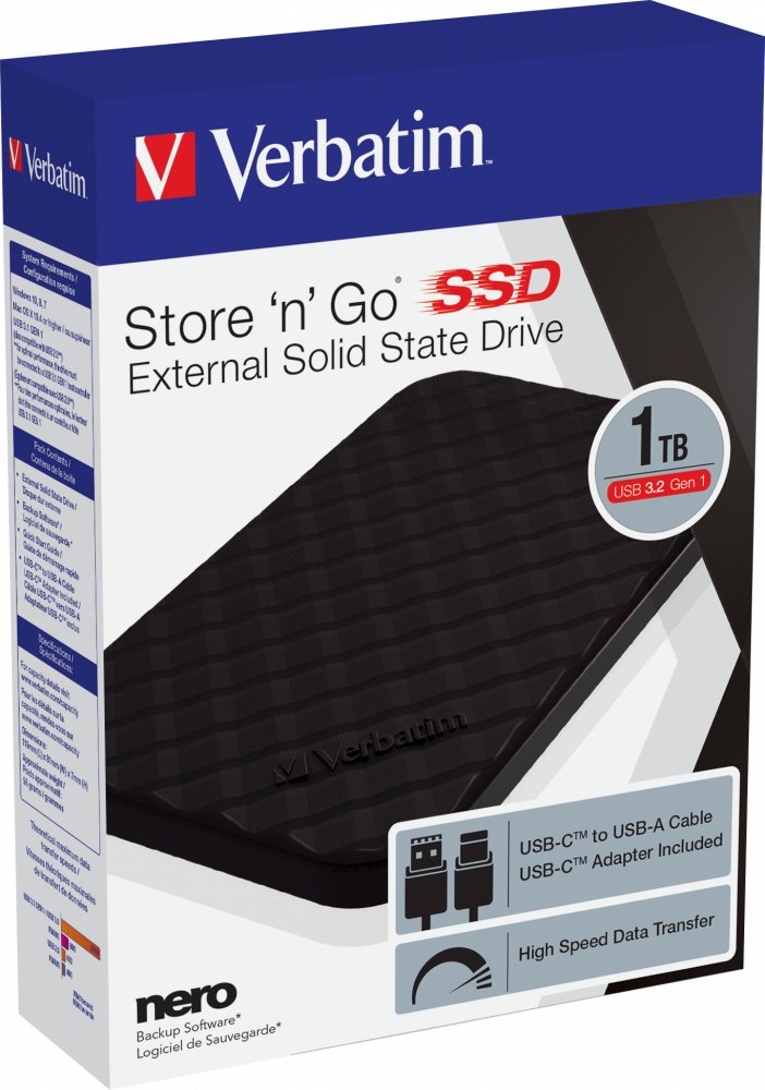 EAN 0023942532309 - Verbatim Store 'n' Go USB Tipo C 3.2 Gen 1 (3.1 Gen 1) Negro imagen 4