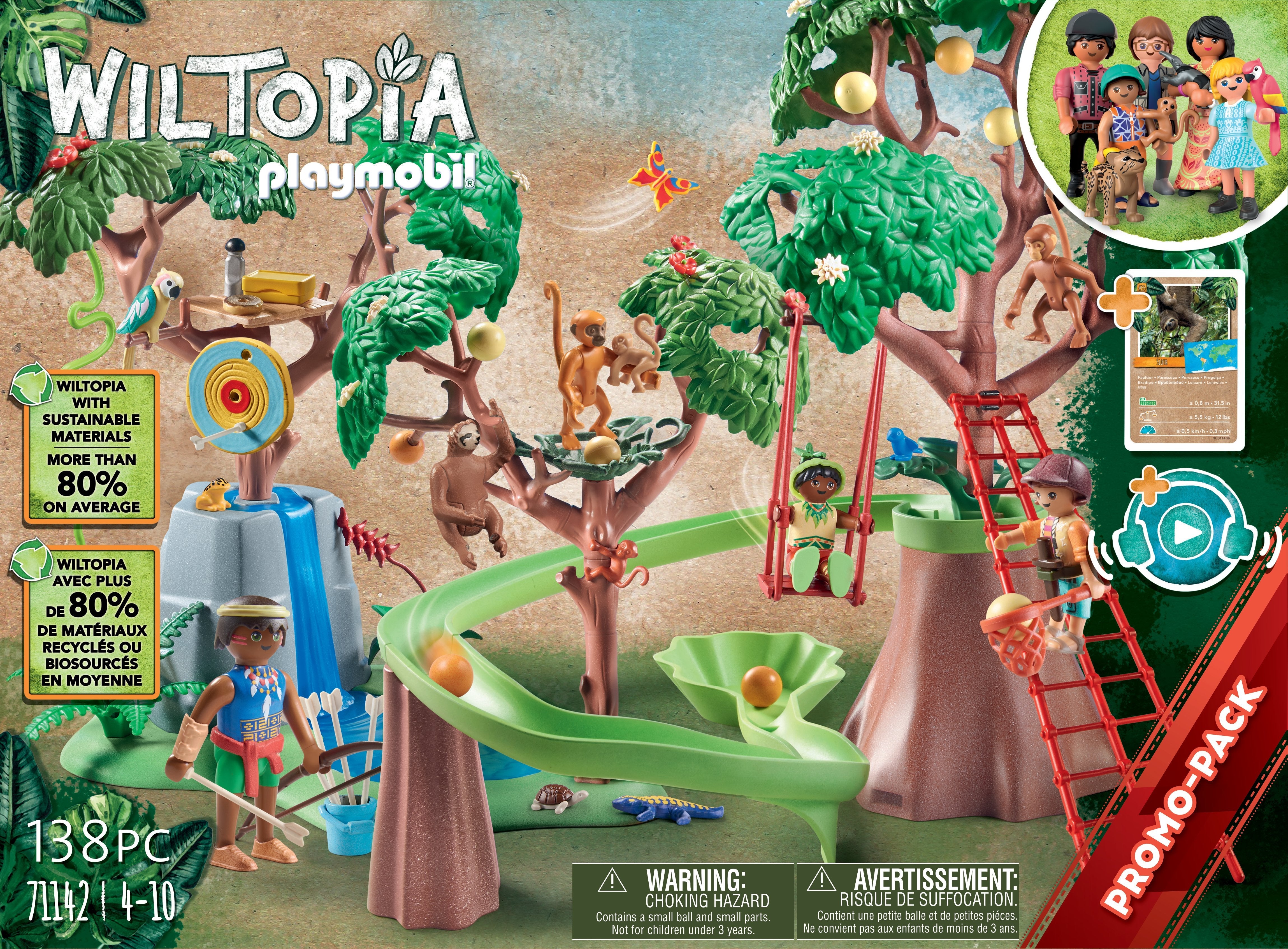Playmobil Wiltopia Parque Infantil Jungla Tropical