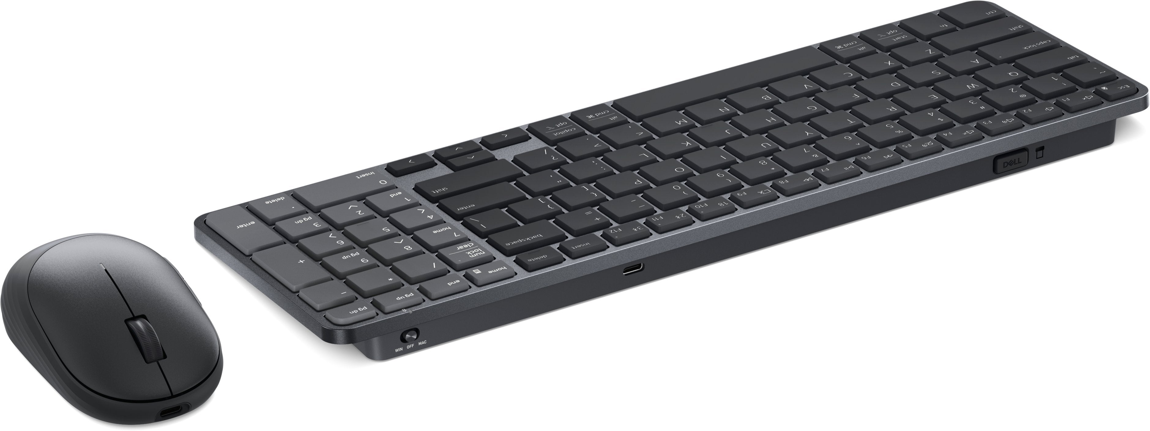 Dell Pro 7 Rechargeable Compact Keyboard And Mouse - Km746 - Us International (Qwerty)