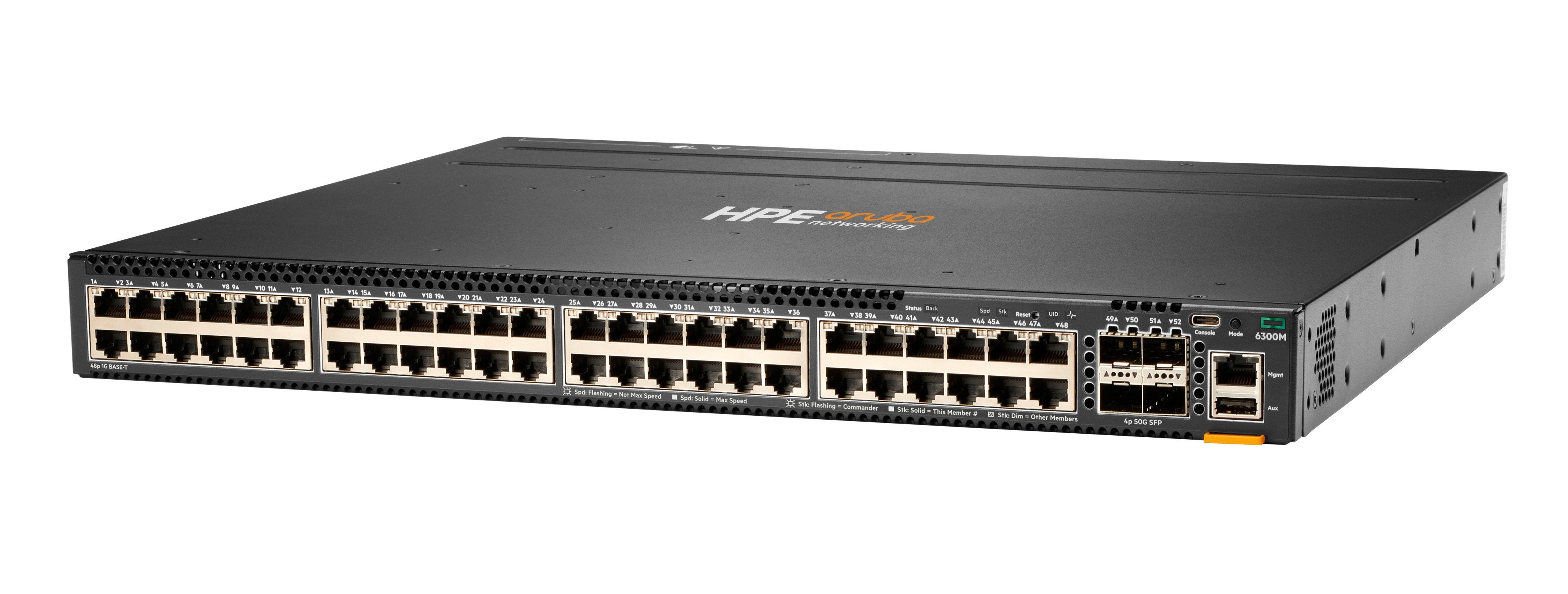 EAN 190017339481 - HPE Aruba Networking CX 6300M 48-port 1GbE and 4-port SFP56 Switch imagen 2