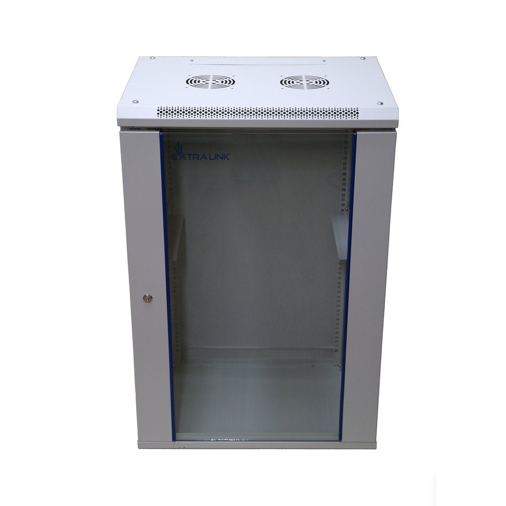 EAN 5903148916897 - Extralink 18U 600X600 WALL-MOUNTED RACKMOUNT CABINET GRAY Bastidor de pared imagen 1