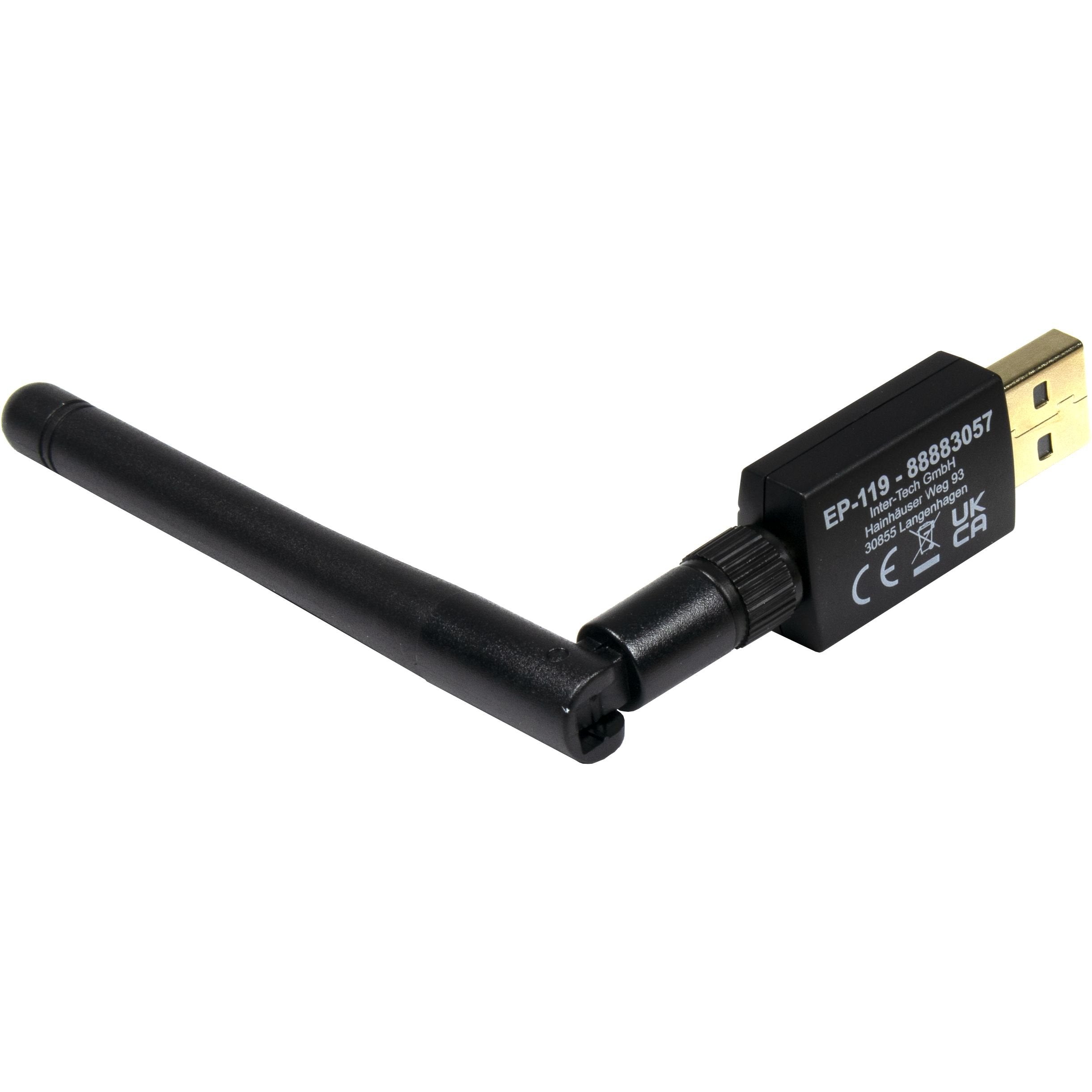 EAN 4260455648844 - Inter-Tech EP-119 WLAN / Bluetooth 600 Mbit/s imagen 2