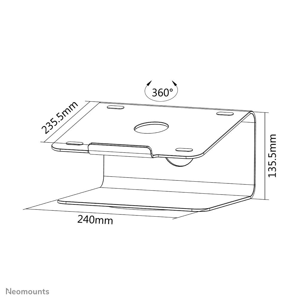 EAN 8717371445751 - Neomounts NSLS050 soporte para ordenador portátil Plata 43,2 cm (17") imagen 12