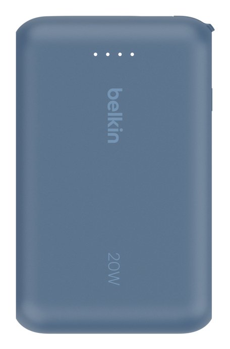 Powerbank Belkin Bpb021hqbl Boost Charge 10,000 Mah Con Cable Integrado Charge Usb-C 20w Azul