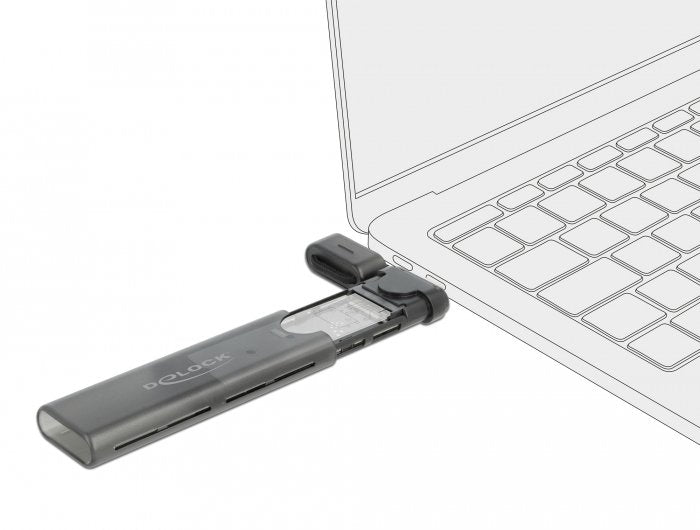 Delock Caja Externa Ssd Combo M.2 Nvme Pcie Oder Sata Ssd -