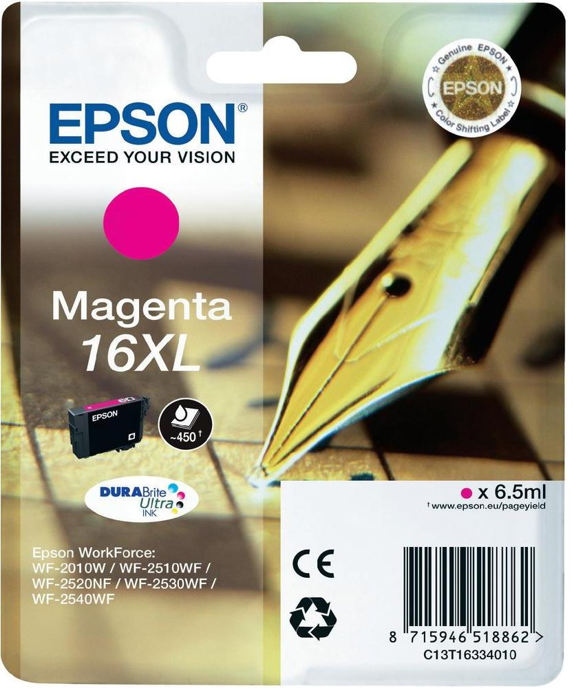 Epson Tinta Magenta Durabrite Ultra Ink - Nº16xl