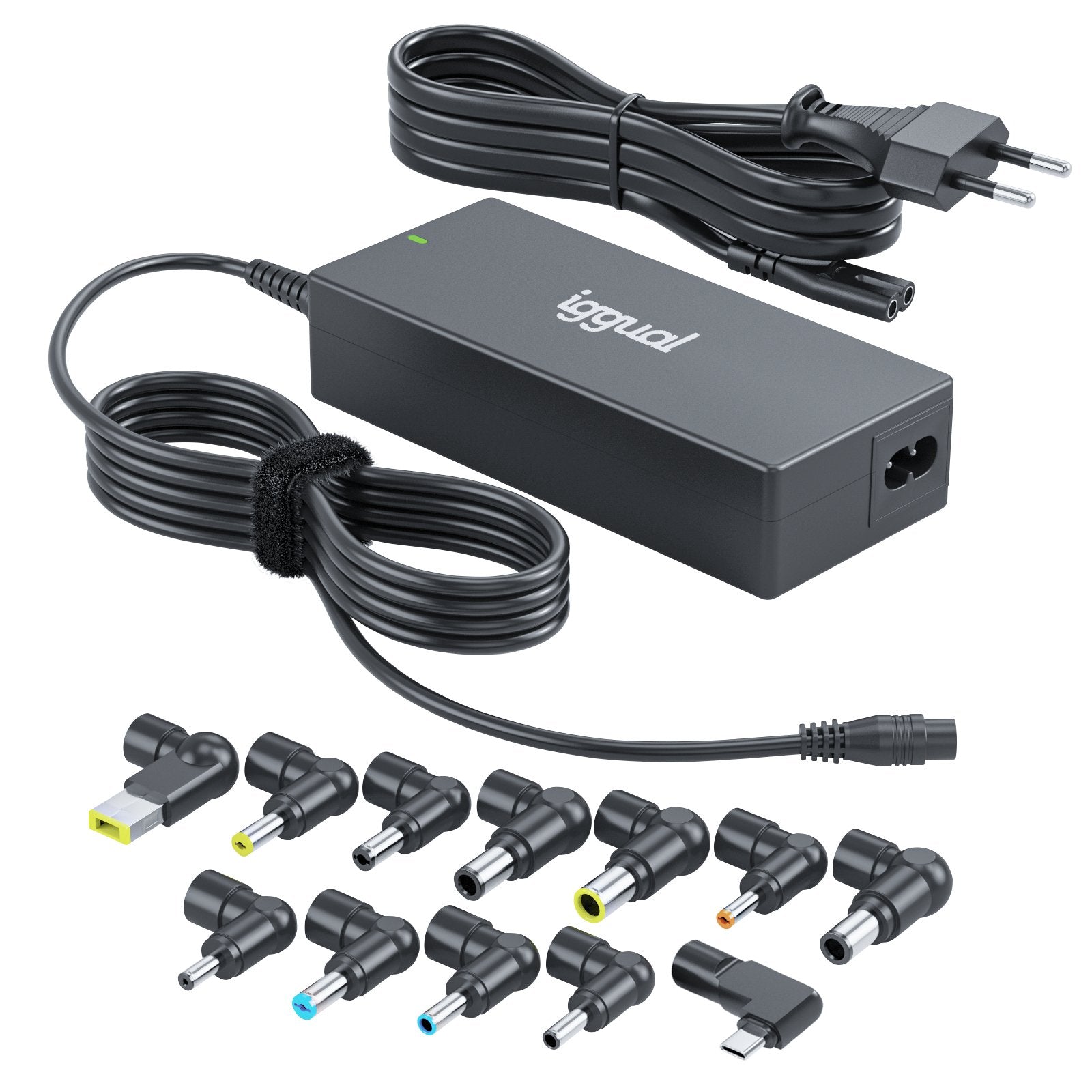 EAN 8435364320198 - iggual CUA-C-12T-90W adaptador e inversor de corriente Interior Negro imagen 2