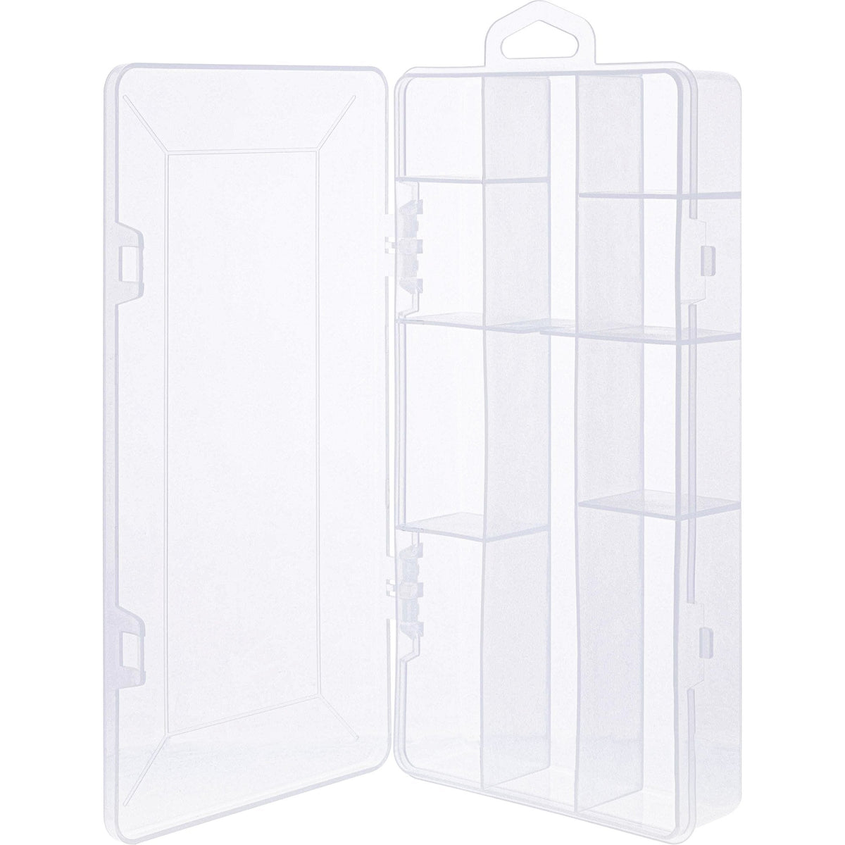 Inline® Small Components Box 10 Shelfs 206x107x33mm, White