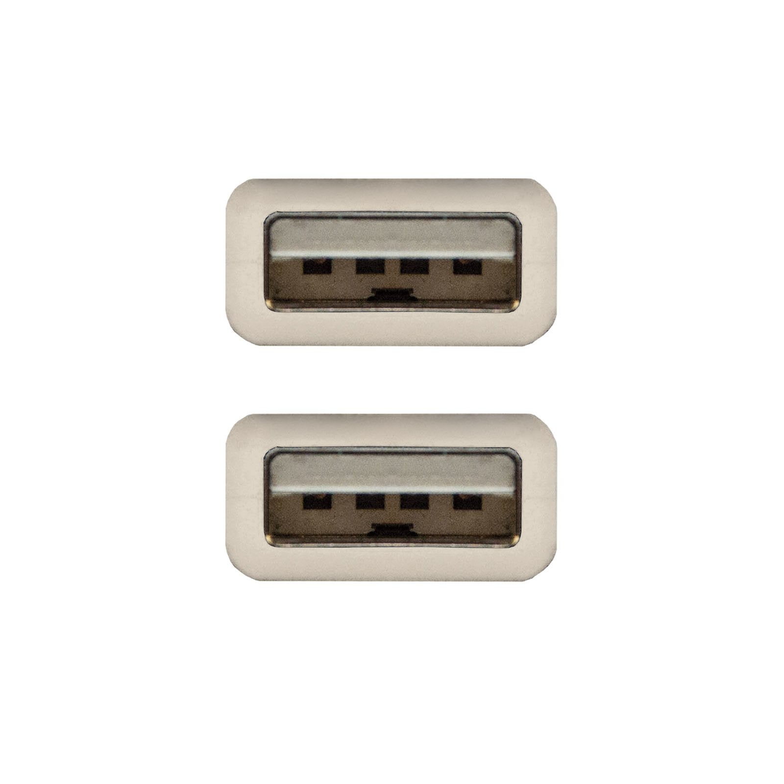 EAN 8433281000506 - Nanocable 10.01.0303 cable USB USB 2.0 2 m USB A Beige imagen 3