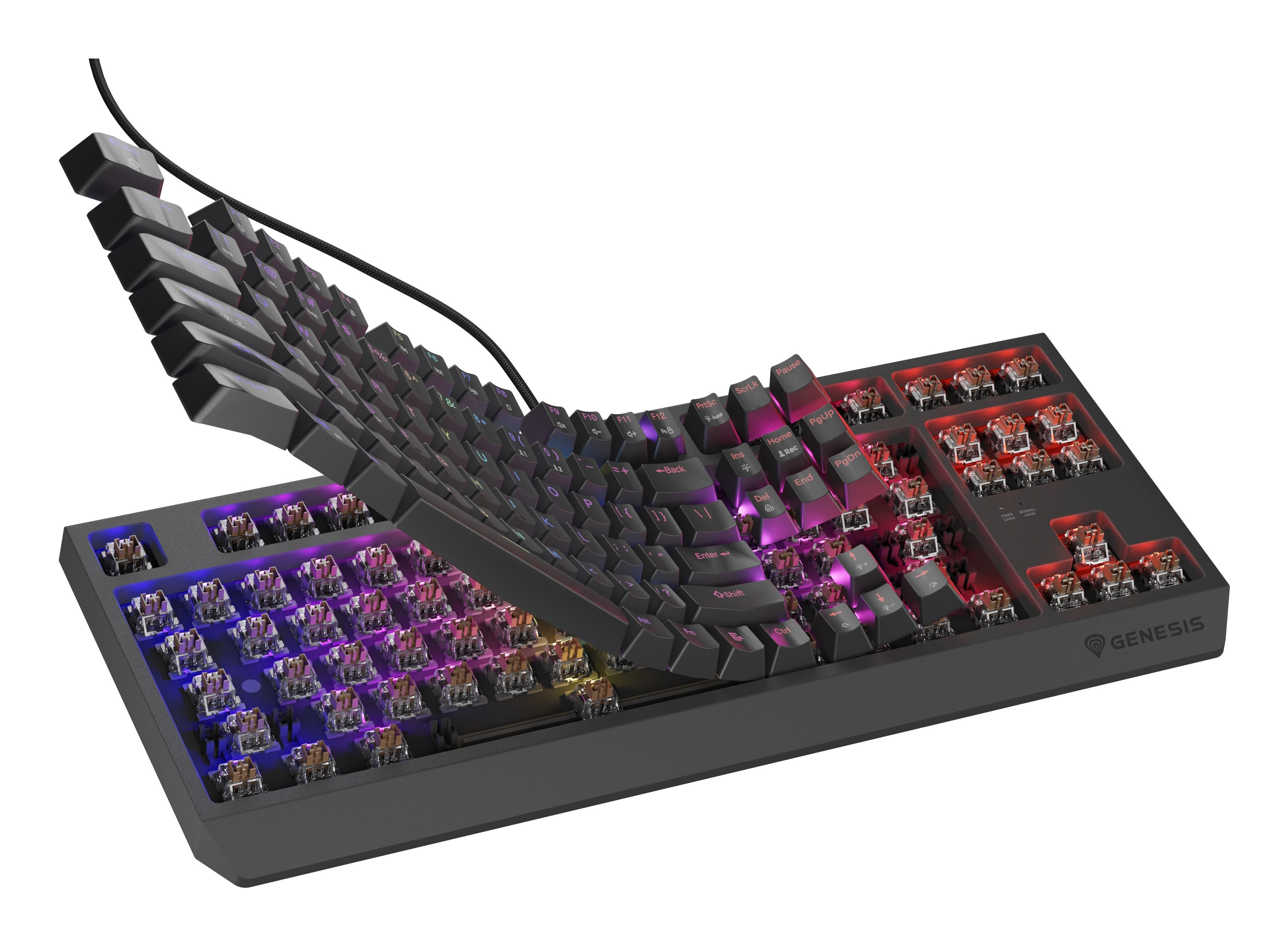 EAN 5901969443295 - GENESIS Thor 230 TKL teclado Juego USB QWERTY Inglés de EE. UU. Negro imagen 4