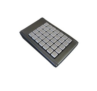Cherry Ak-S100-Uw-B 35 Frei Belegbare 35 Tasten Matrix-Tastatur Mit Internem Speicher Usb Schwarz