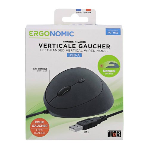 EAN 3303170111161 - T'nB ERGONOMIC ratón Universal Izquierda USB tipo A 1600 DPI imagen 7