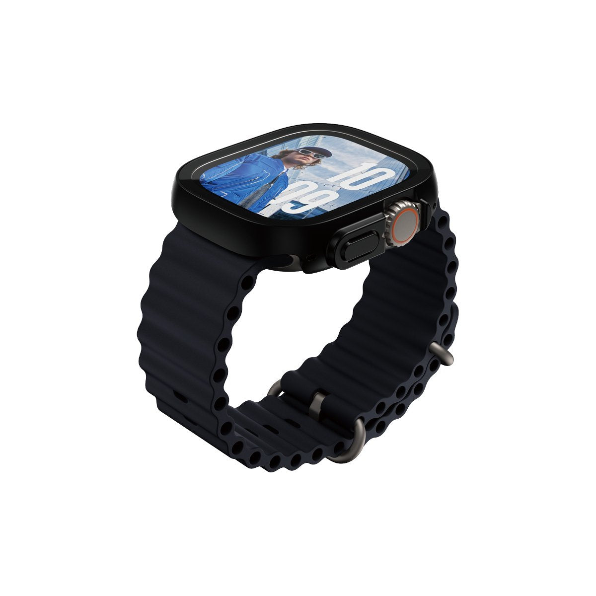 EAN 5715685003677 - PanzerGlass ® Case Full Body Slim Black Apple Watch Ultra 3 | Ultra 2 | Ultra | 49mm Protector de pantall imagen 1