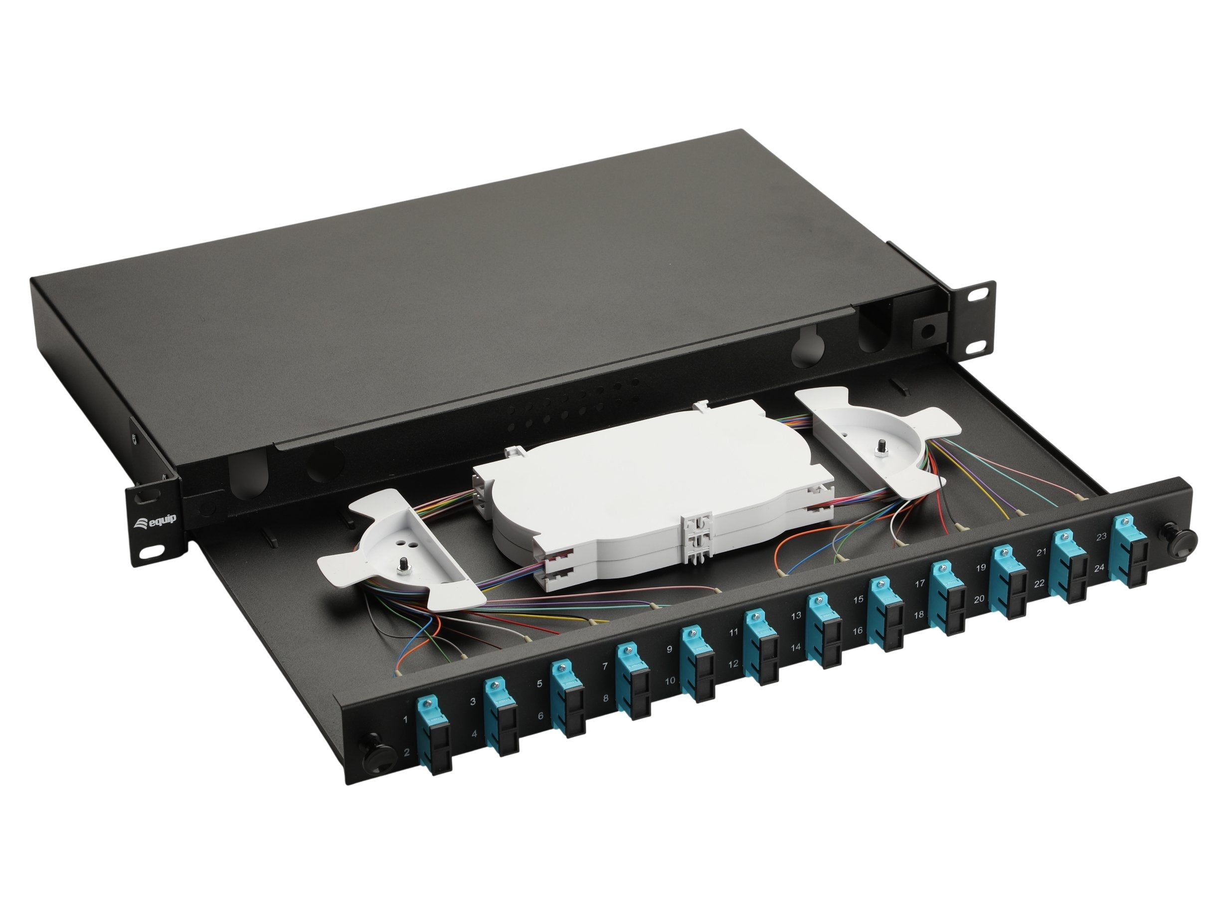 Equip Lwl-Spleisskamen 12-Port Sc-Duplex Om3 1u Komplett Sw