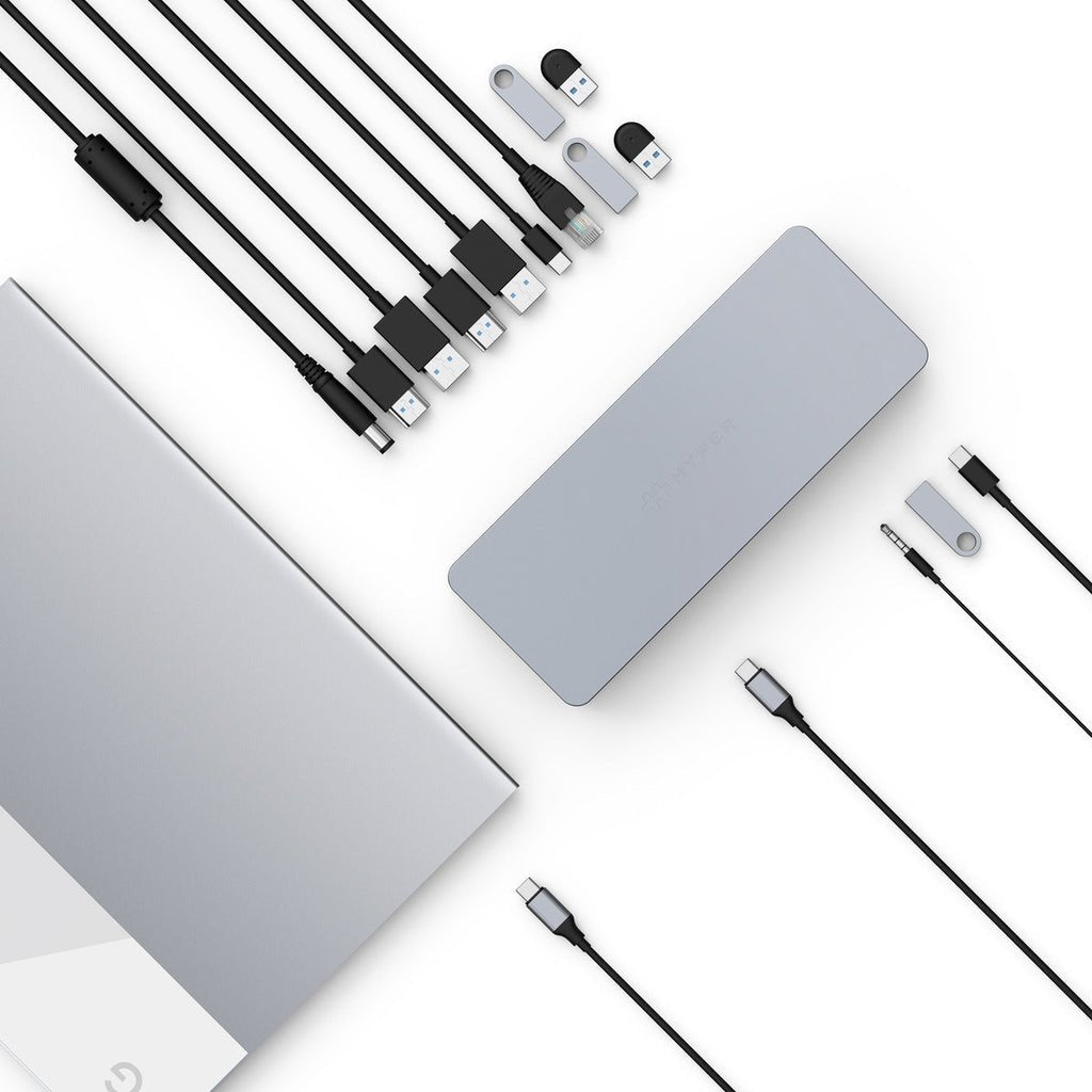 EAN 0817110016049 - HYPER HD-GD1000-EU base para portátil y replicador de puertos Acoplamiento USB 3.2 Gen 1 (3.1 Gen 1) Type imagen 4