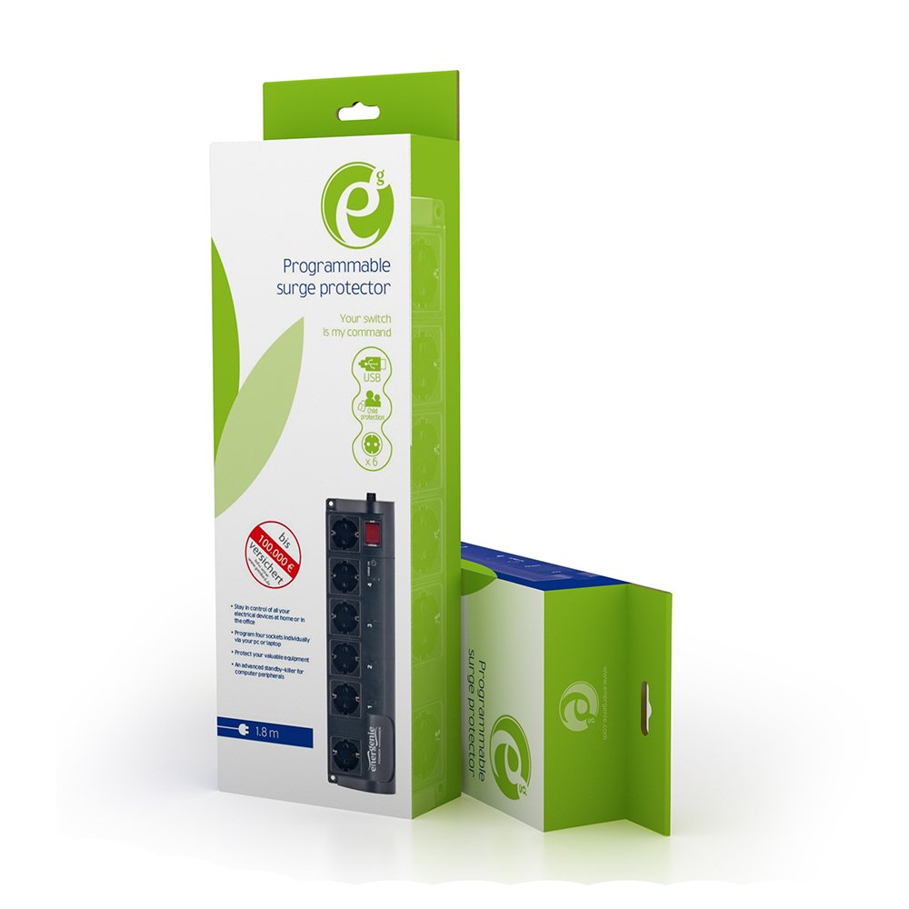 Energenie 375 J - 6 Ac Outlet(S) - Type F - 250 V - 50 - 60 Hz - 10 A Eg-Pms2