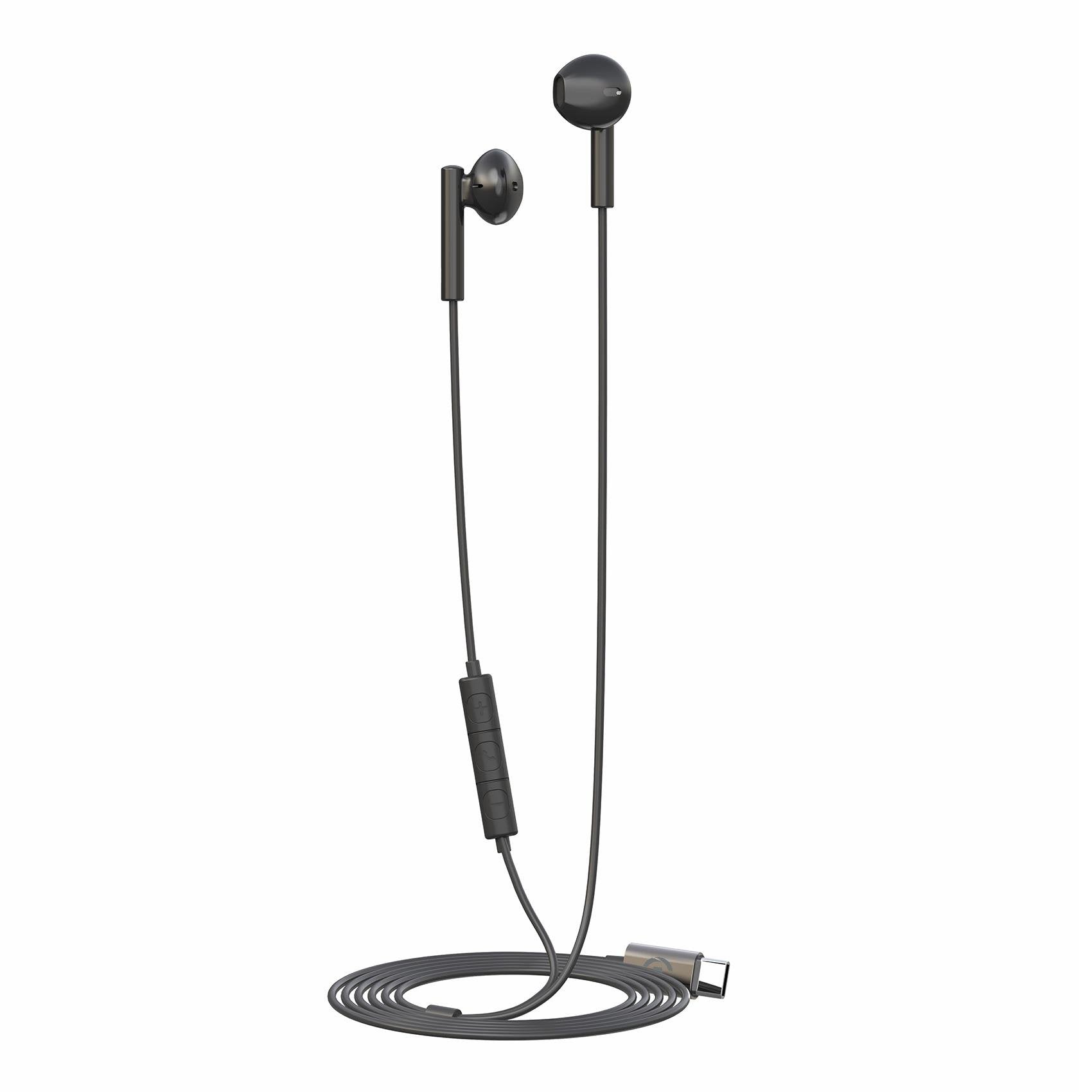 EAN 8021735195757 - Celly UP1100TYPEC Auriculares Alámbrico Dentro de oído Llamadas/Música USB Tipo C Negro imagen 2