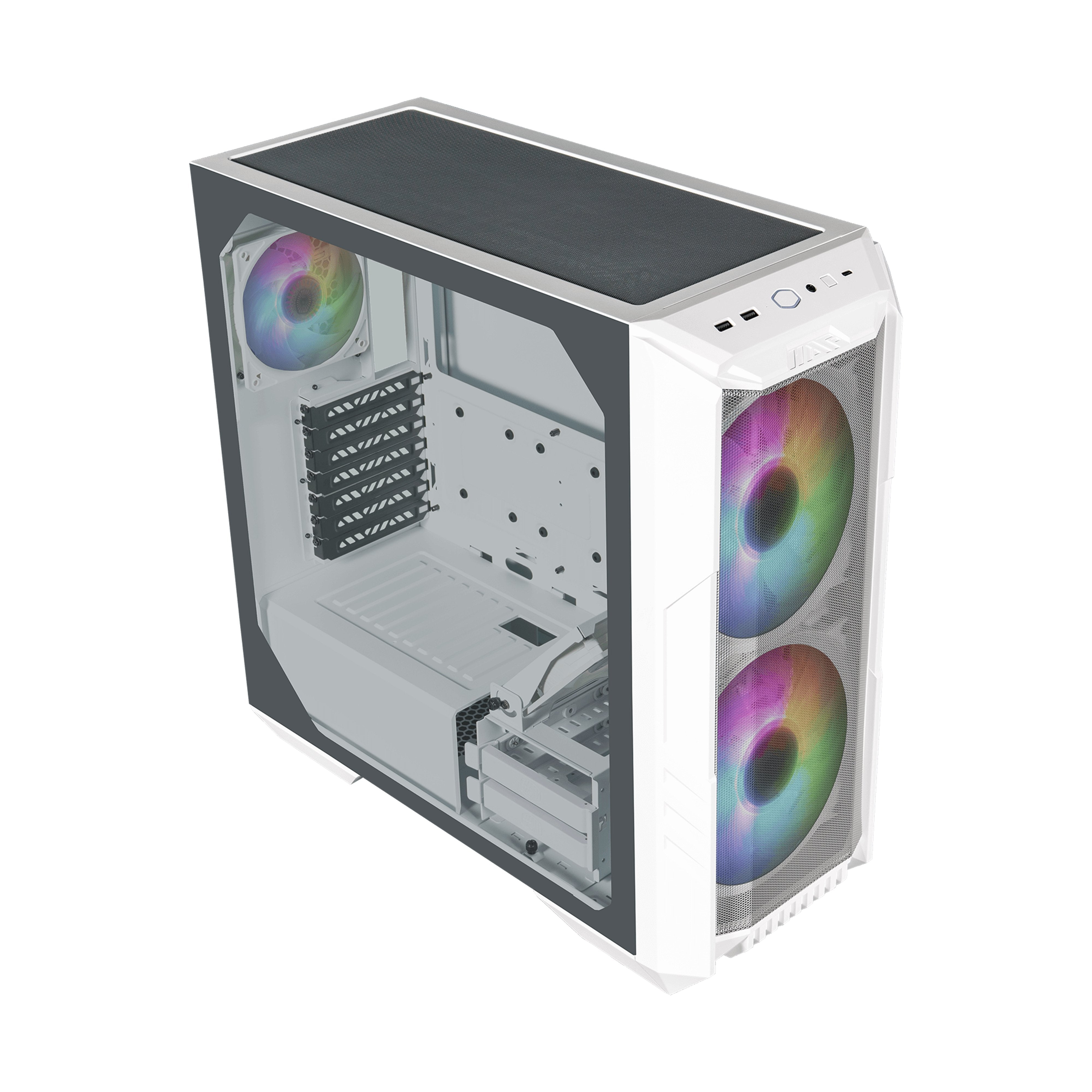 Caja Pc Cooler Master Haf 500 Blanca