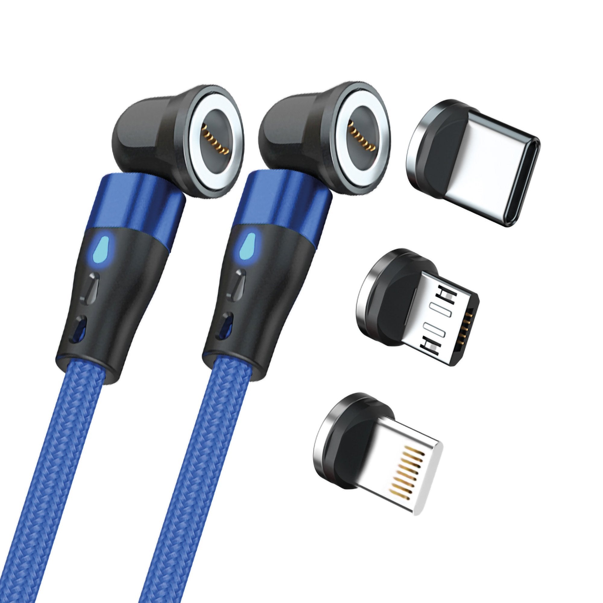 EAN 4040895011725 - RealPower MagneticCharge2 cable USB 1 m Azul imagen 1