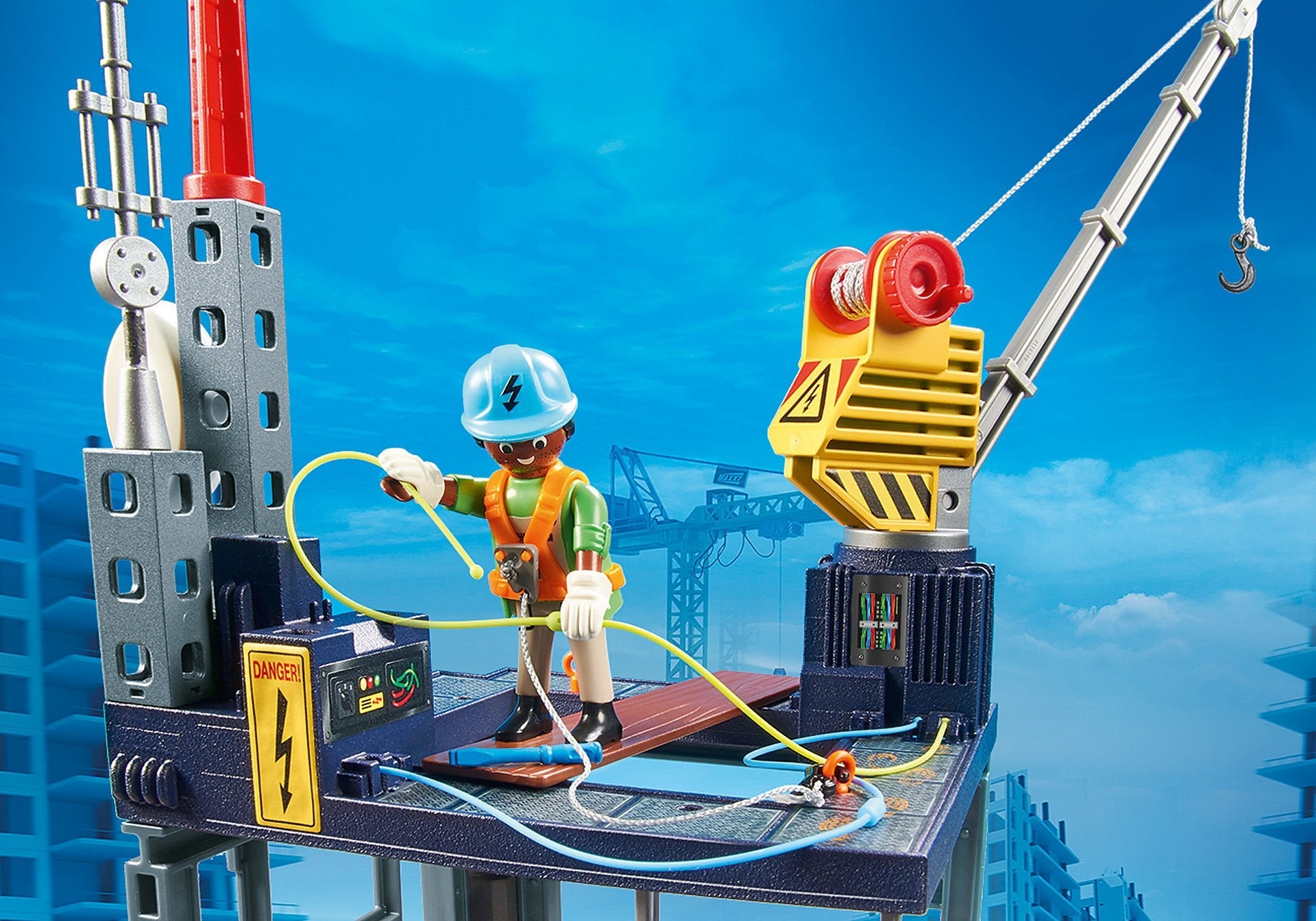 Playmobil 70816 Starter Pack Sitio De Construcción Con Grua