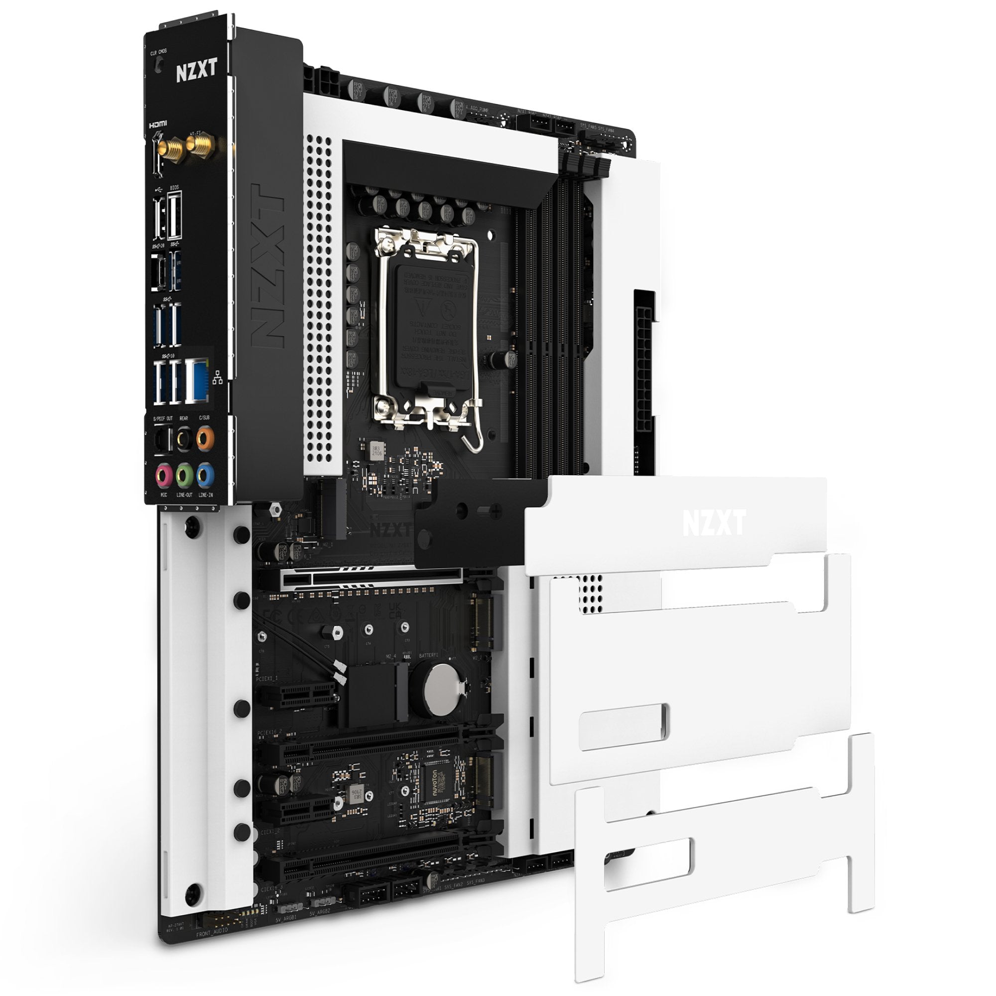 Placa Base Nzxt N7 Z790 Matte White Atx Intel N7-Z79xt-W1 Retail