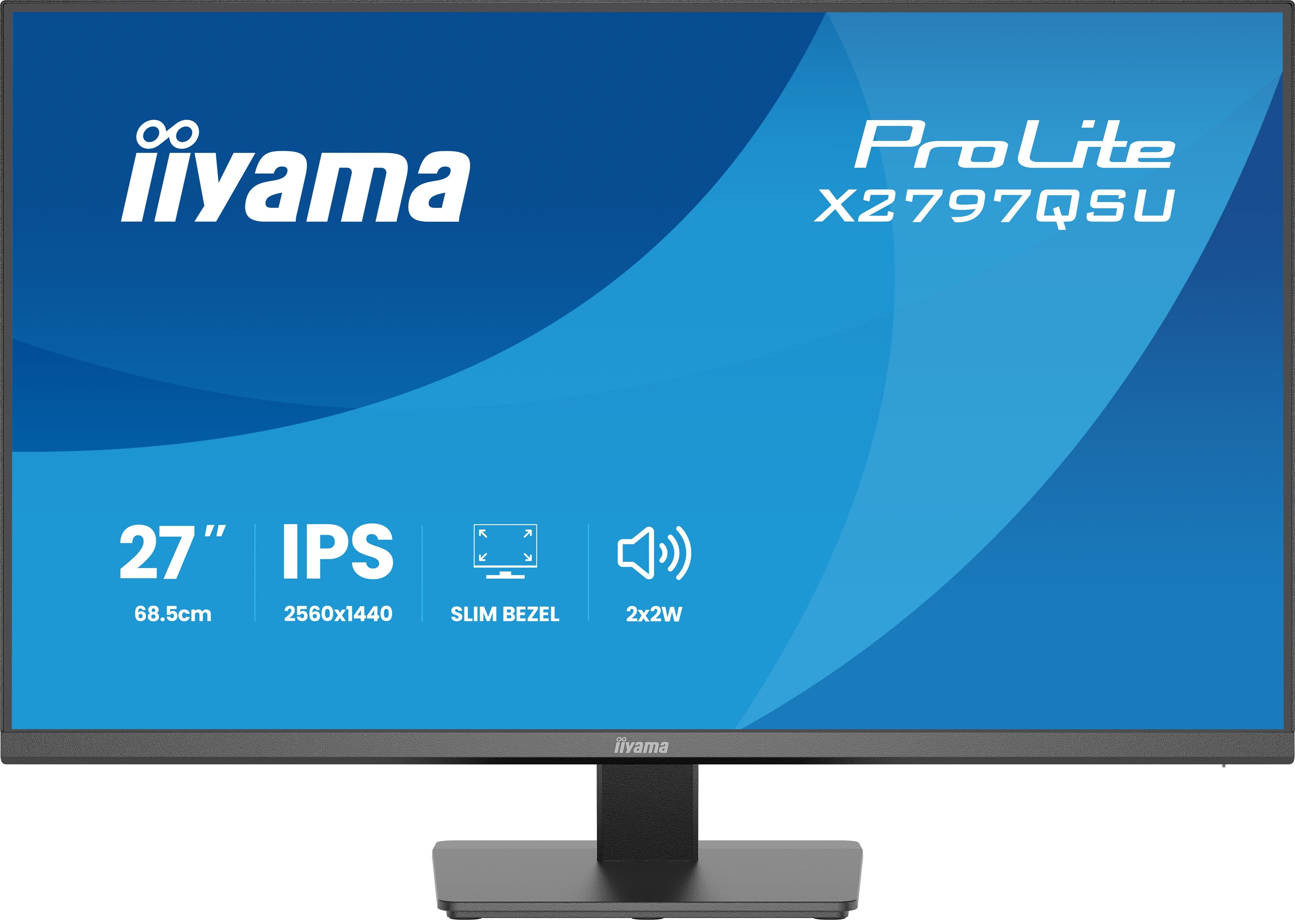 Iiyama 68.6cm 27" X2797qsu-B1 16:9 Hdmi+Dp+2xusb-C Ips