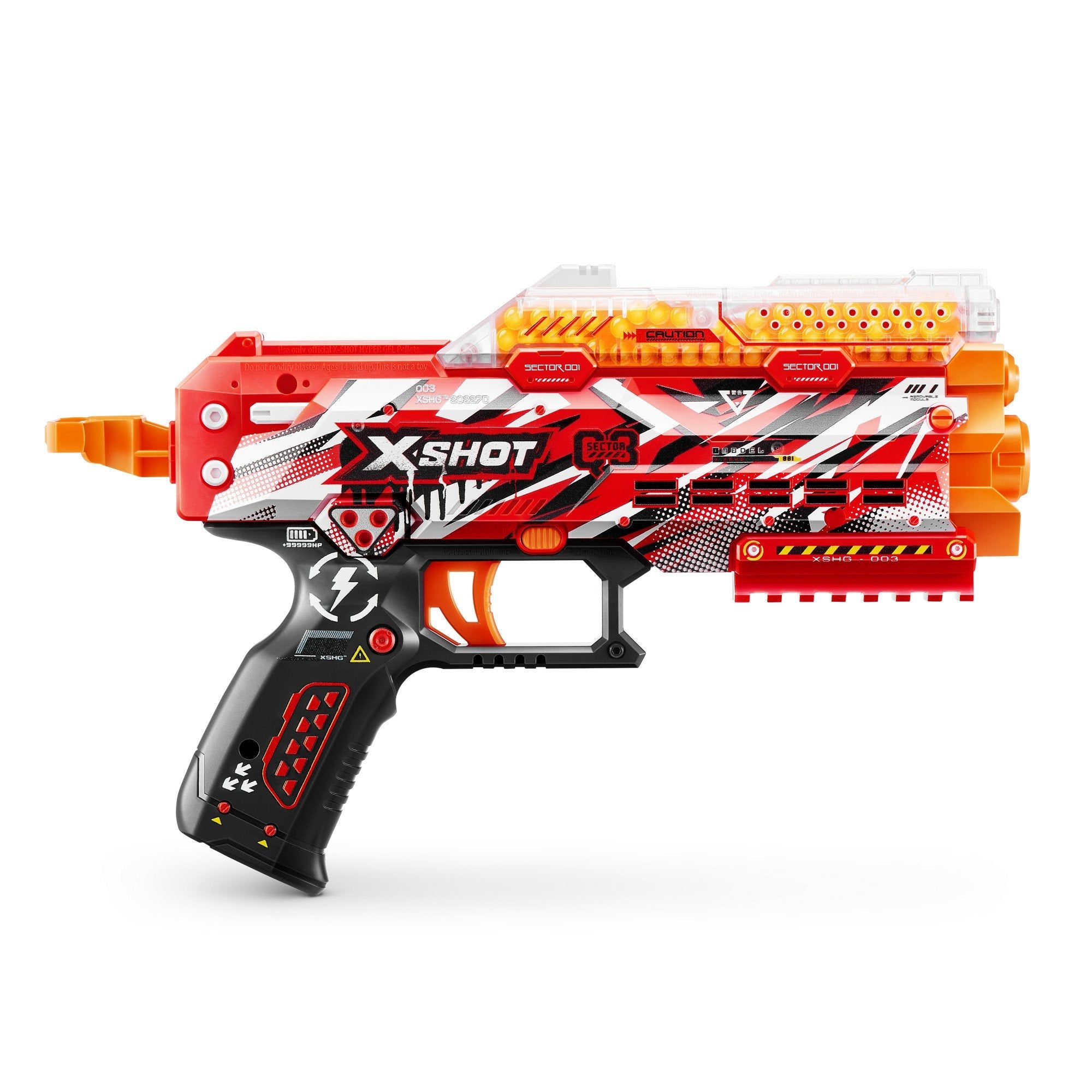 Zuru Xshot-Hyper Gel Stinger Blaster, Gel Blaster Que Incluye 1000 Bolas De Gel 36728