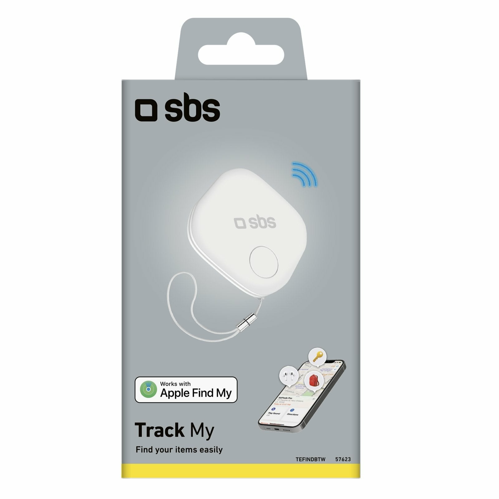 EAN 8018417457623 - SBS Track My Universal Buscador Blanco imagen 2