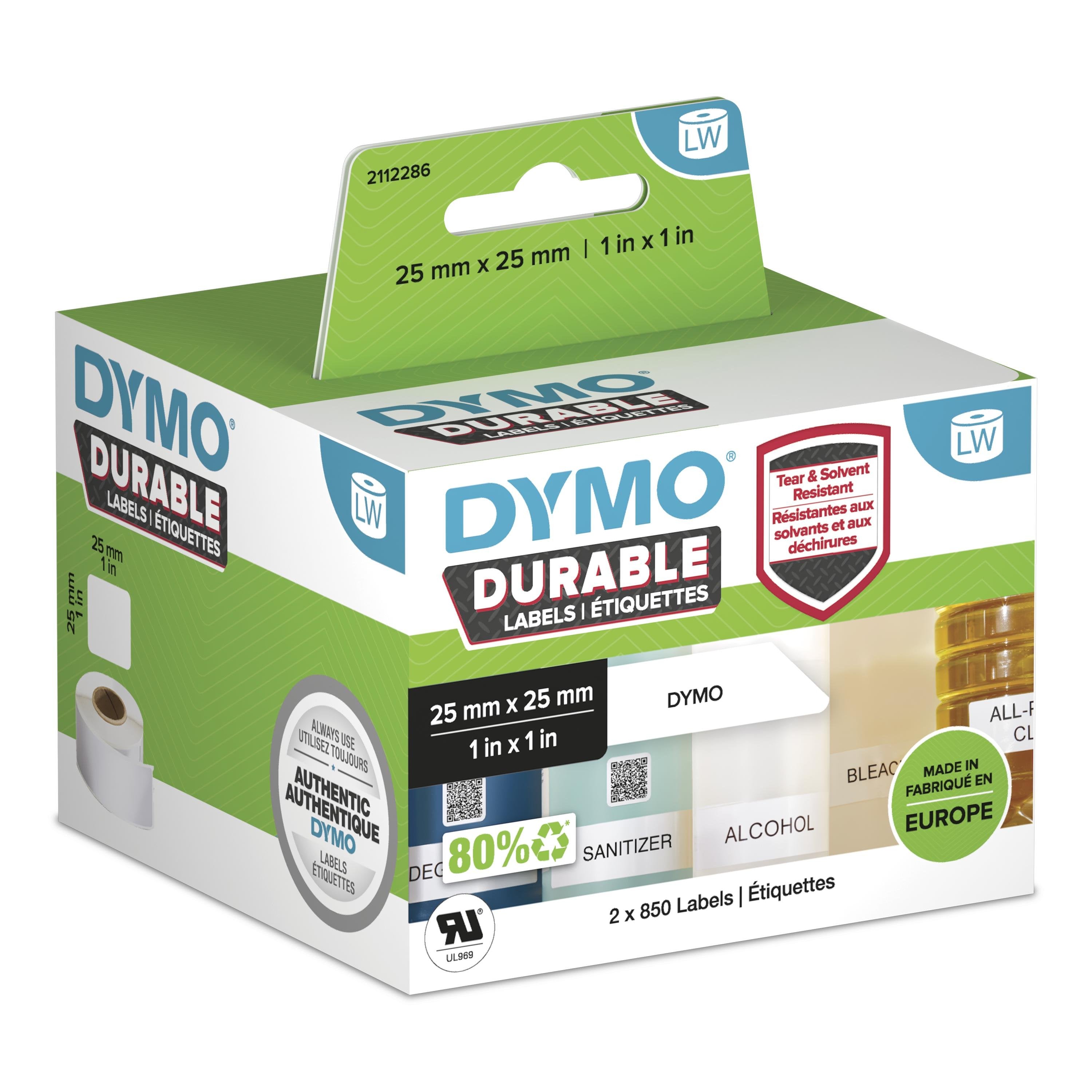 EAN 3026981122866 - DYMO Durable Blanco Etiqueta para impresora autoadhesiva imagen 2