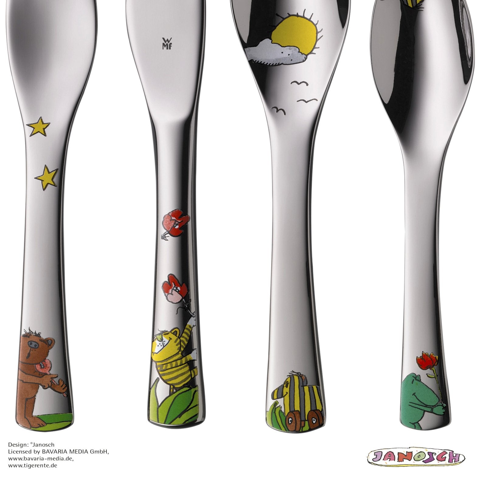 Wmf 1294106040 Janosch Kinderbesteck Set 4-Teilig