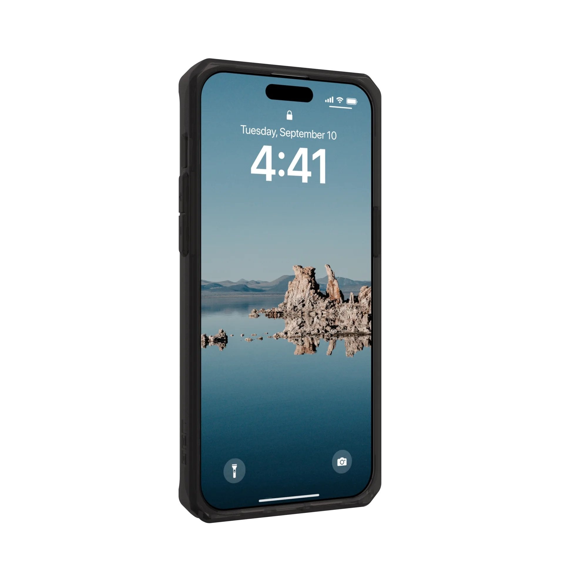 Urban Armor Gear 114305114381 Funda Para Iphone 15 Pro Max (6.7") Negro, Translúcido
