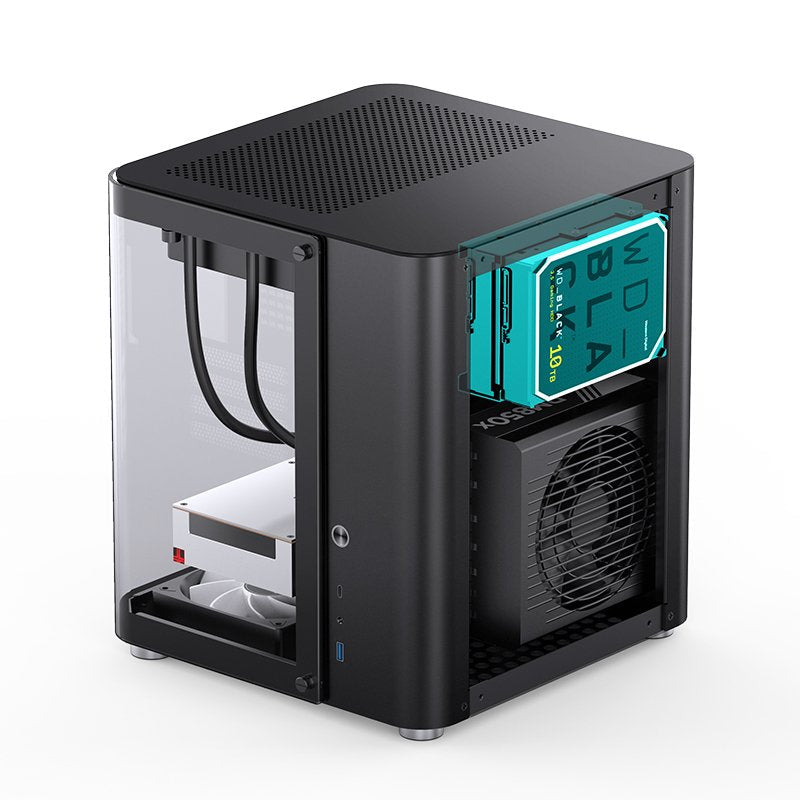 Jonsbo Tk-1 2.0 Micro-Atx Gehäuse, Temperojo Glass - Negro