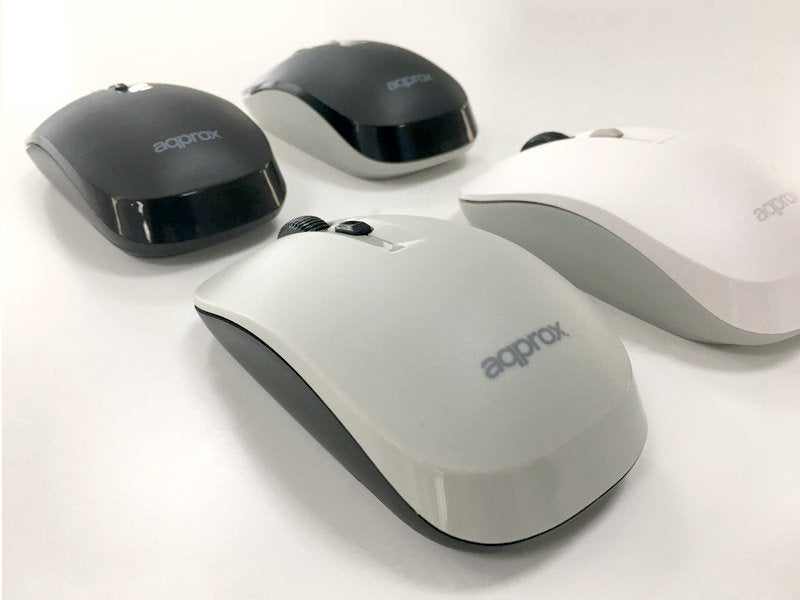 Mouse Optico Xm180 Wireless White/Grey Approx