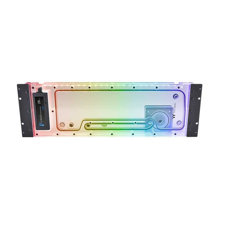 Placa Distro Thermaltake Pacific Ultra Core P8 Dp-D5 Plus Con Bomba Para Caja Core P8 Cl-W359-Pl00sw-A