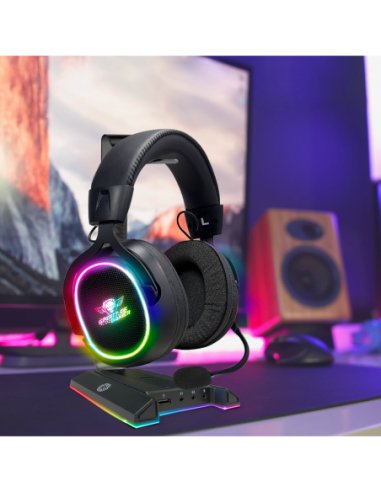 EAN 3700104434356 - Spirit of Gamer XPERT H1200 WIRELESS Auriculares Inalámbrico y alámbrico Diadema Juego Bluetooth Negro imagen 5