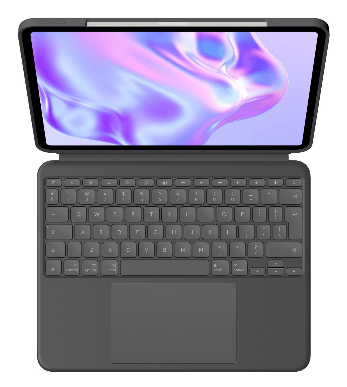 Logitech Combo Touch For Ipad Pro 11-Inch (1st, 2nd, And 3rd Generation) Gris Smart Connector Qwerty Inglés Internacional