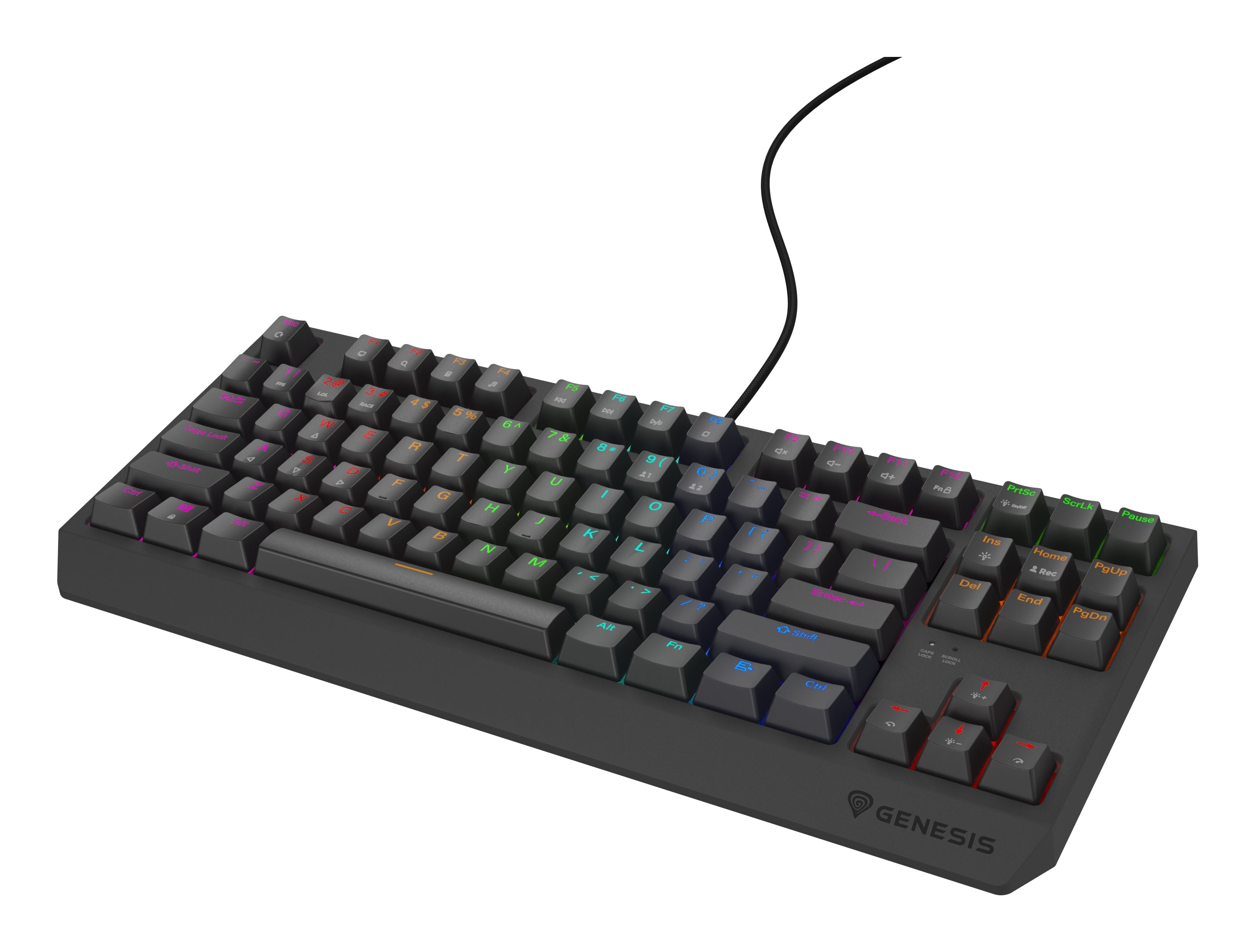 EAN 5901969443264 - GENESIS Thor 230 TKL Lite Outemu Red teclado Juego USB QWERTY Inglés Negro imagen 1
