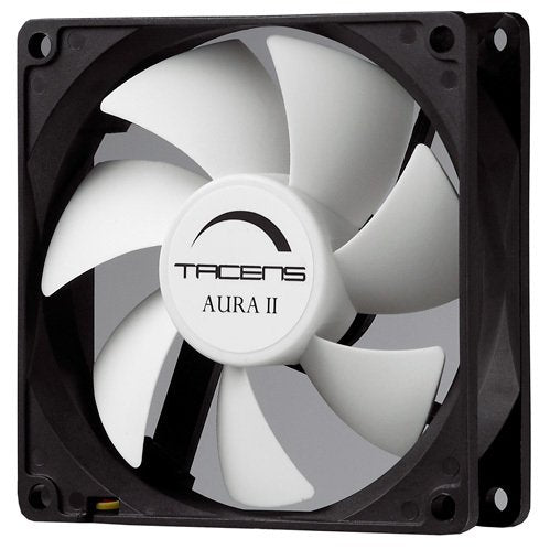 EAN 4710700954348 - Tacens Aura II 9cm Carcasa del ordenador Negro, Blanco imagen 2