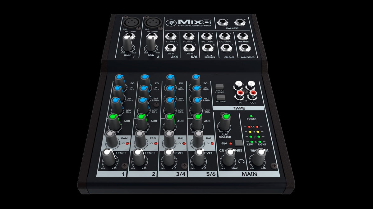 EAN 663961044997 - Mackie Mix8 8 canales 20 - 30000 Hz Negro imagen 4