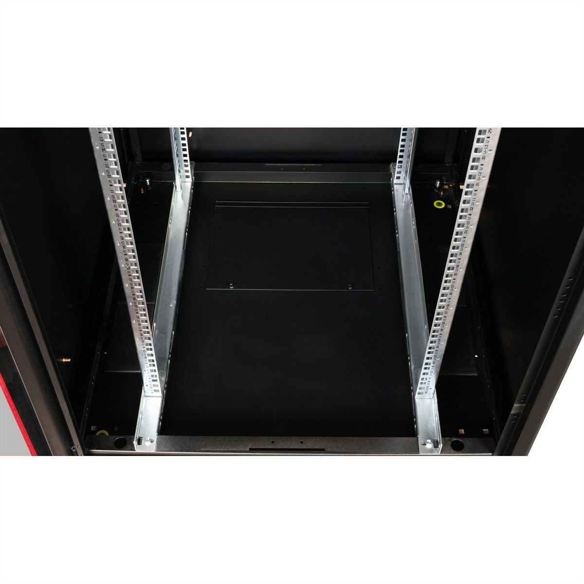Roline 19-Zoll Netzwerkschrank Basic 42he, 800x800 Bxt Glastr Schwarz