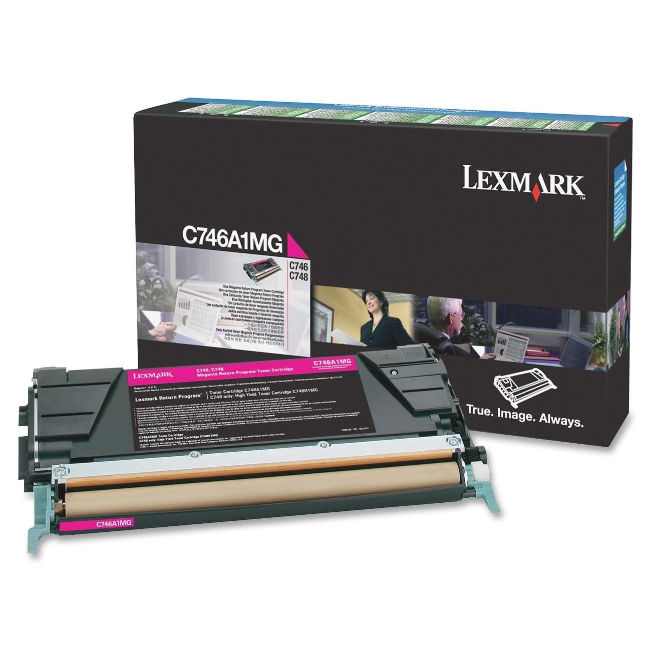Original Toner Laser Magenta Lexmark C746/748 7.000 Paginas