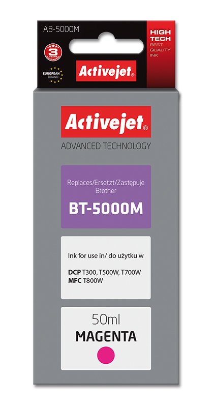 EAN 5901443110637 - Activejet AB-5000M cartucho de tinta 1 pieza(s) Compatible Alto rendimiento (XL) Magenta imagen 1
