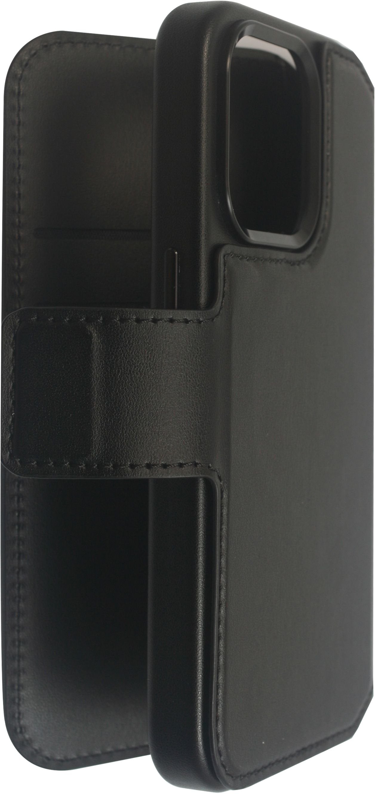 Infinite Milan Iphone 16 Pro Max Black Wallet Cover.