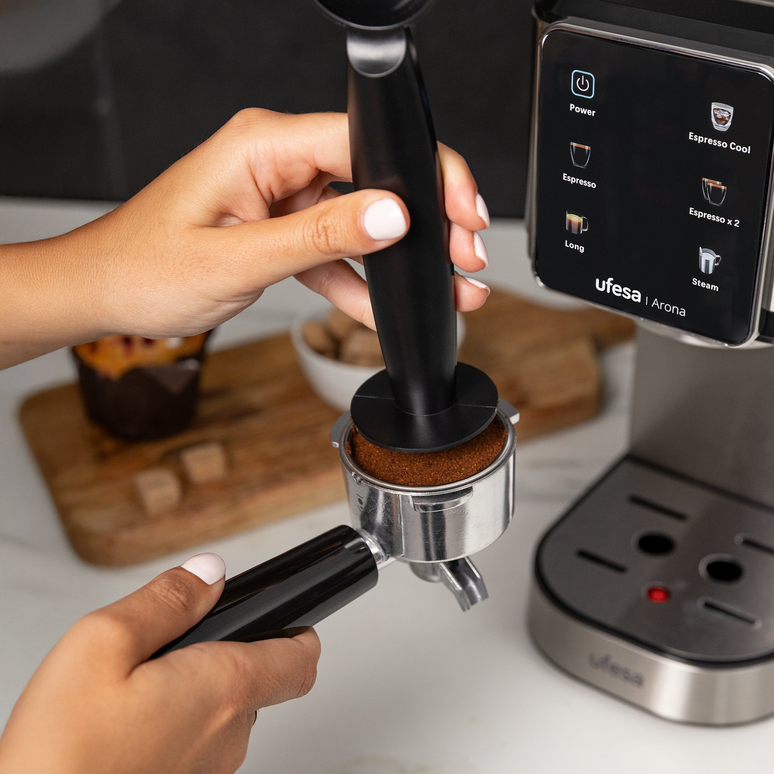 Pae Cafetera Expresso Manual Ufesa Arona 20 Bares 1360w 71706117