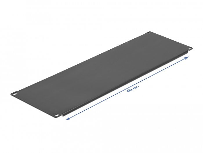 Delock Cubierta Ciega De Gabinete De Red De 19" 4u En Negro