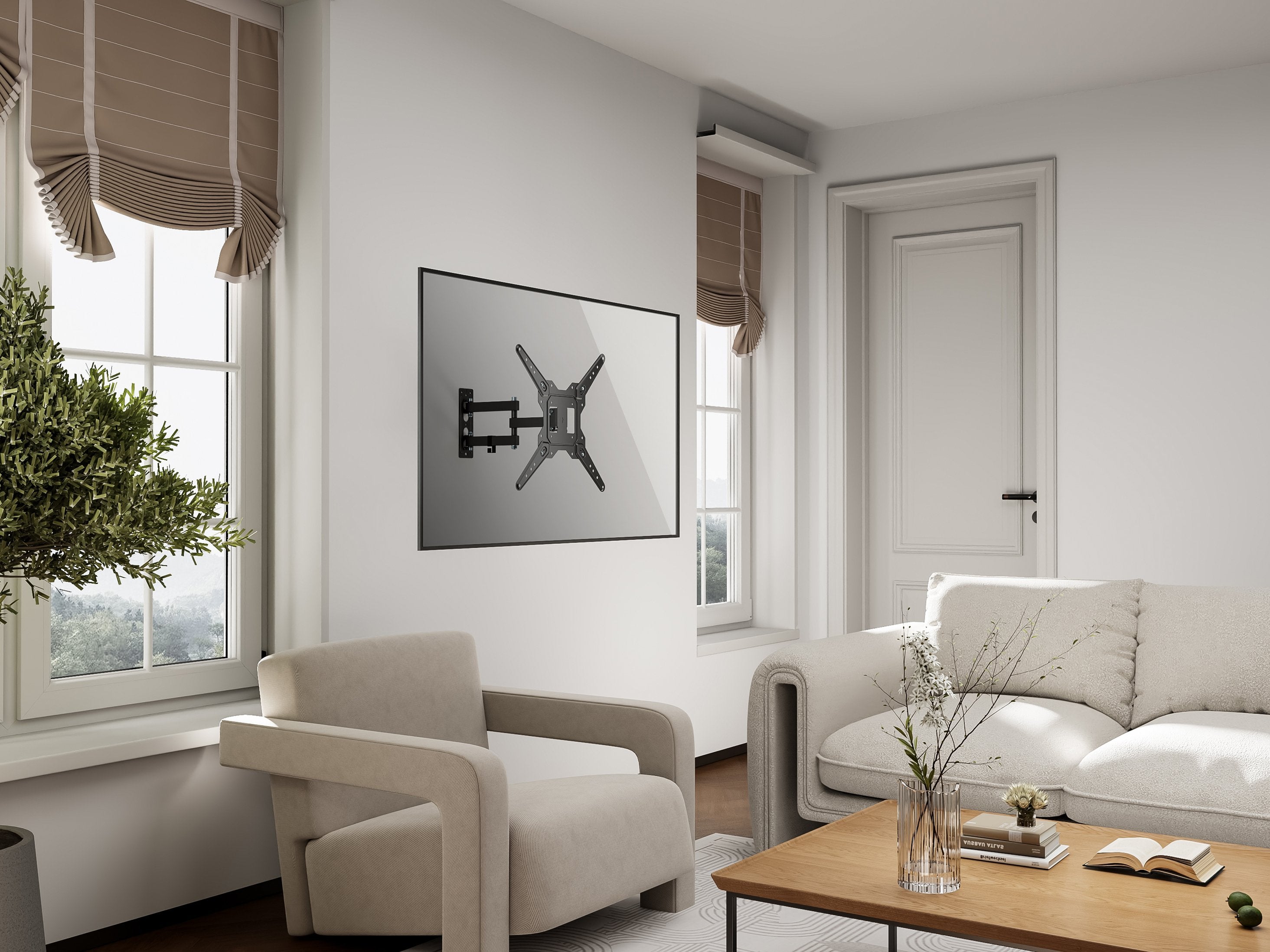 Soporte De Pared Equip Para Tv De Movimiento Completo De 23"-55