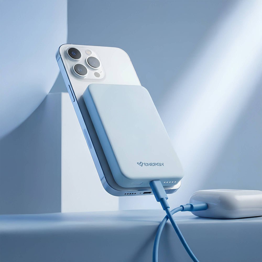 EAN 8432426500802 - Energy Sistem Magnetic Powerbank 10000 mAh Cargador inalámbrico Azul imagen 4