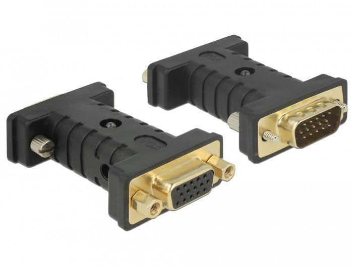 EAN 4043619633265 - DeLOCK 63326 cambiador de género para cable VGA (D-Sub) VGA (D-Sub) + USB Negro imagen 1